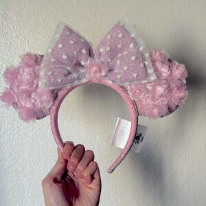 Authentic Disneyland Heart and Rose Mickey Ears